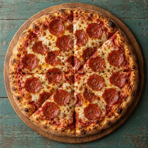 Editorial-style illustration representing the Pizza category