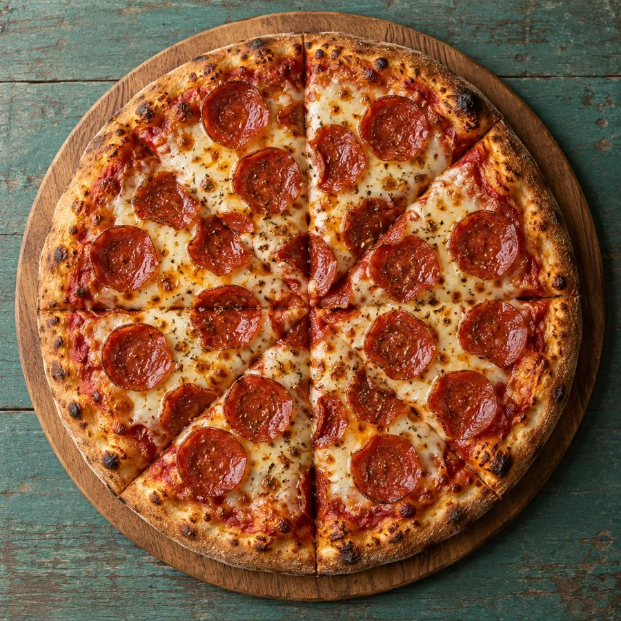 Editorial-style illustration representing the Pizza category