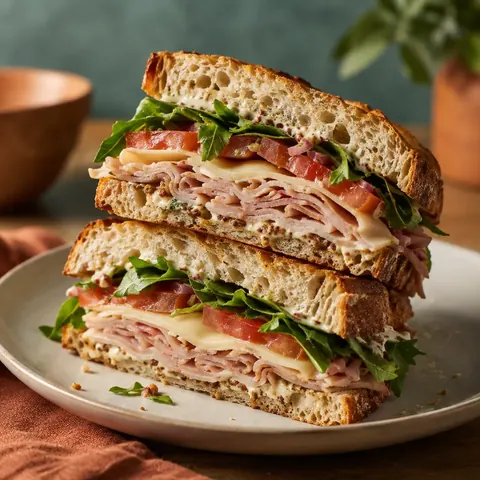 Editorial-style illustration representing the Sandwiches category